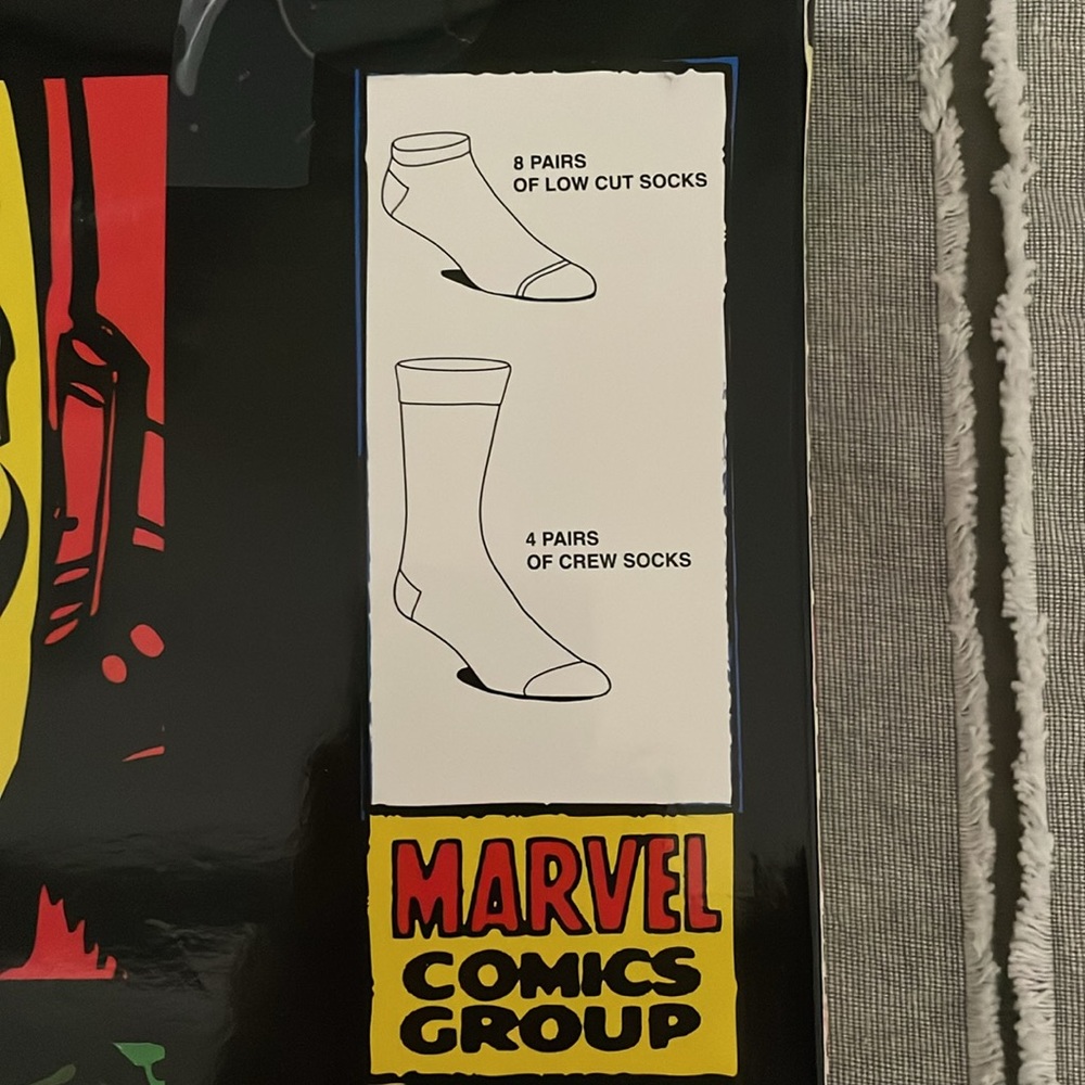 Marvel Comics Socks - Picture 4 of 7